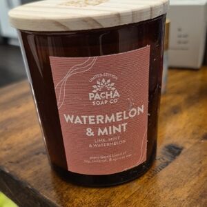 Pacha Soap Co Watermelon & Mint Candle NEW
